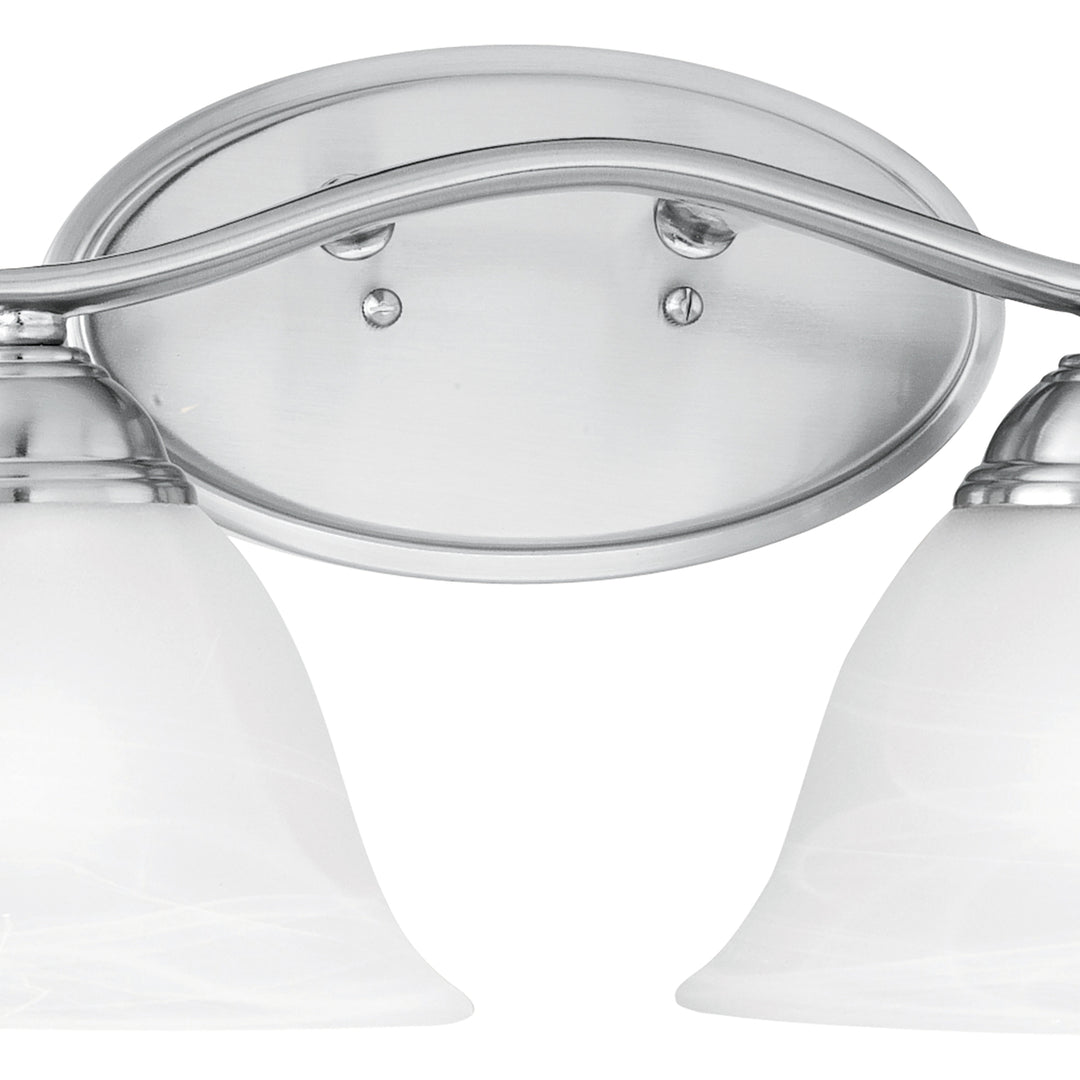 Prestige 17 Wide 2-Light Vanity Light - Brushed Nickel Image 3