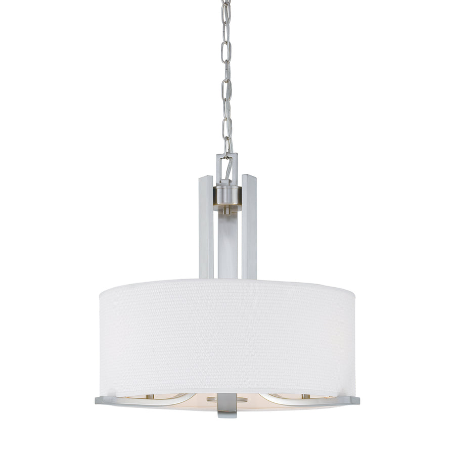 Pendenza 20 Wide 3-Light Chandelier - Brushed Nickel [SL806678] Image 1