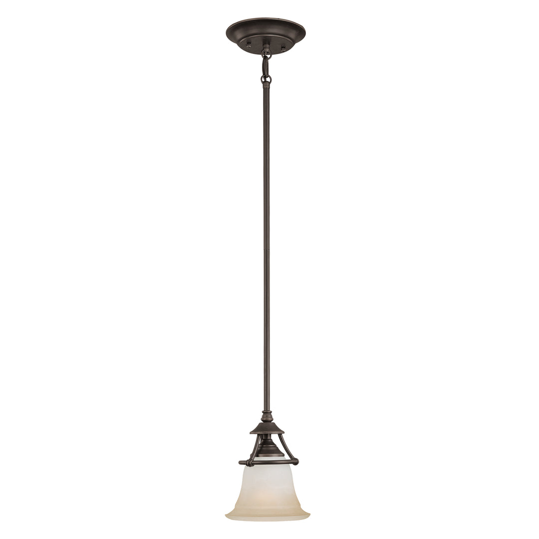 Harmony 7 Wide 1-Light Mini Pendant - Aged Bronze Image 1