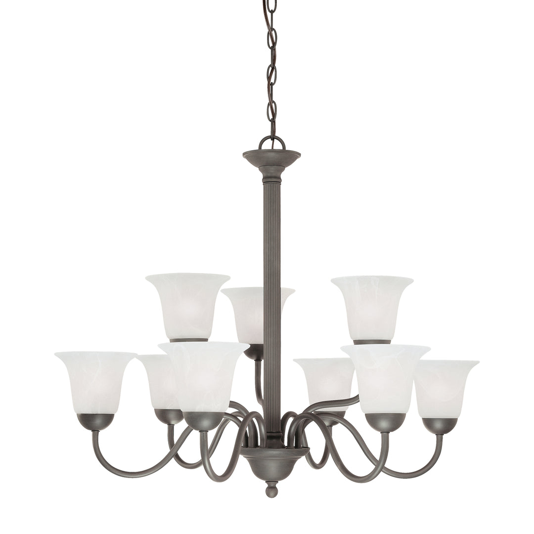 Riva 32 Wide 9-Light Chandelier Image 1