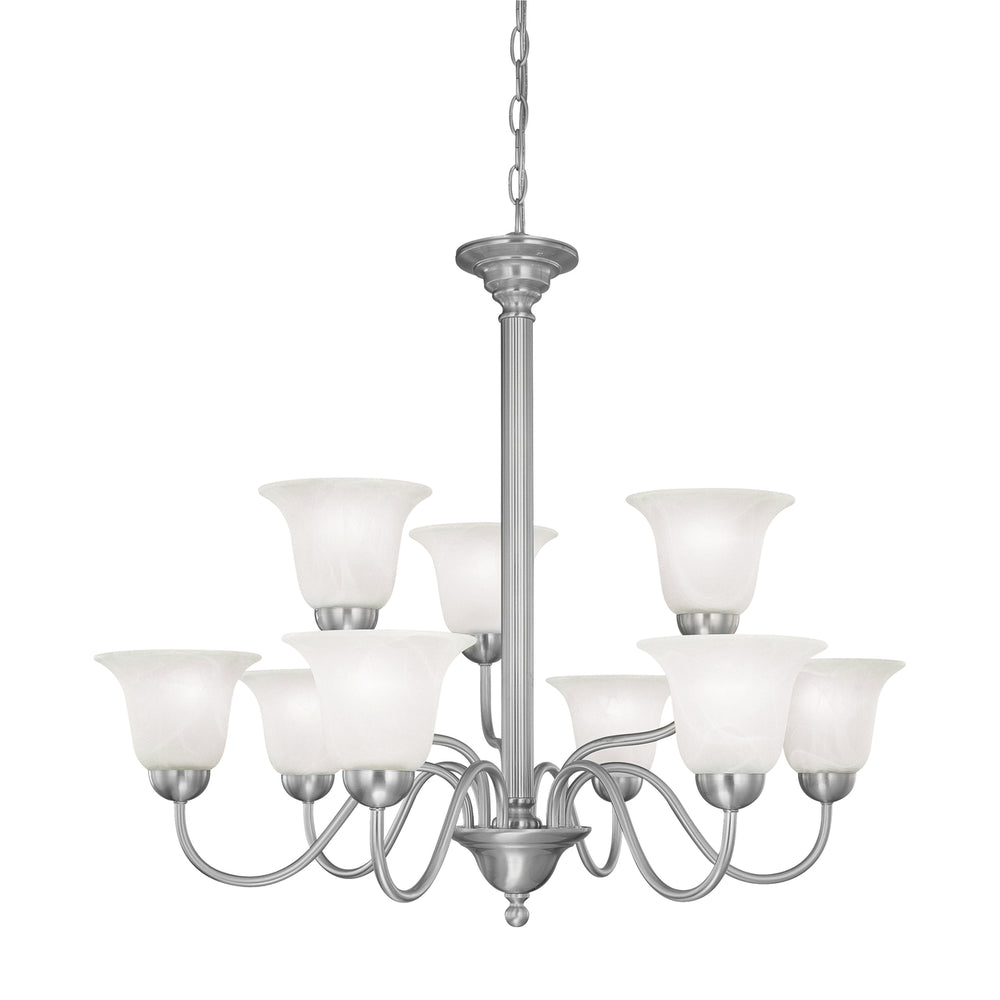 Riva 32 Wide 9-Light Chandelier Image 2