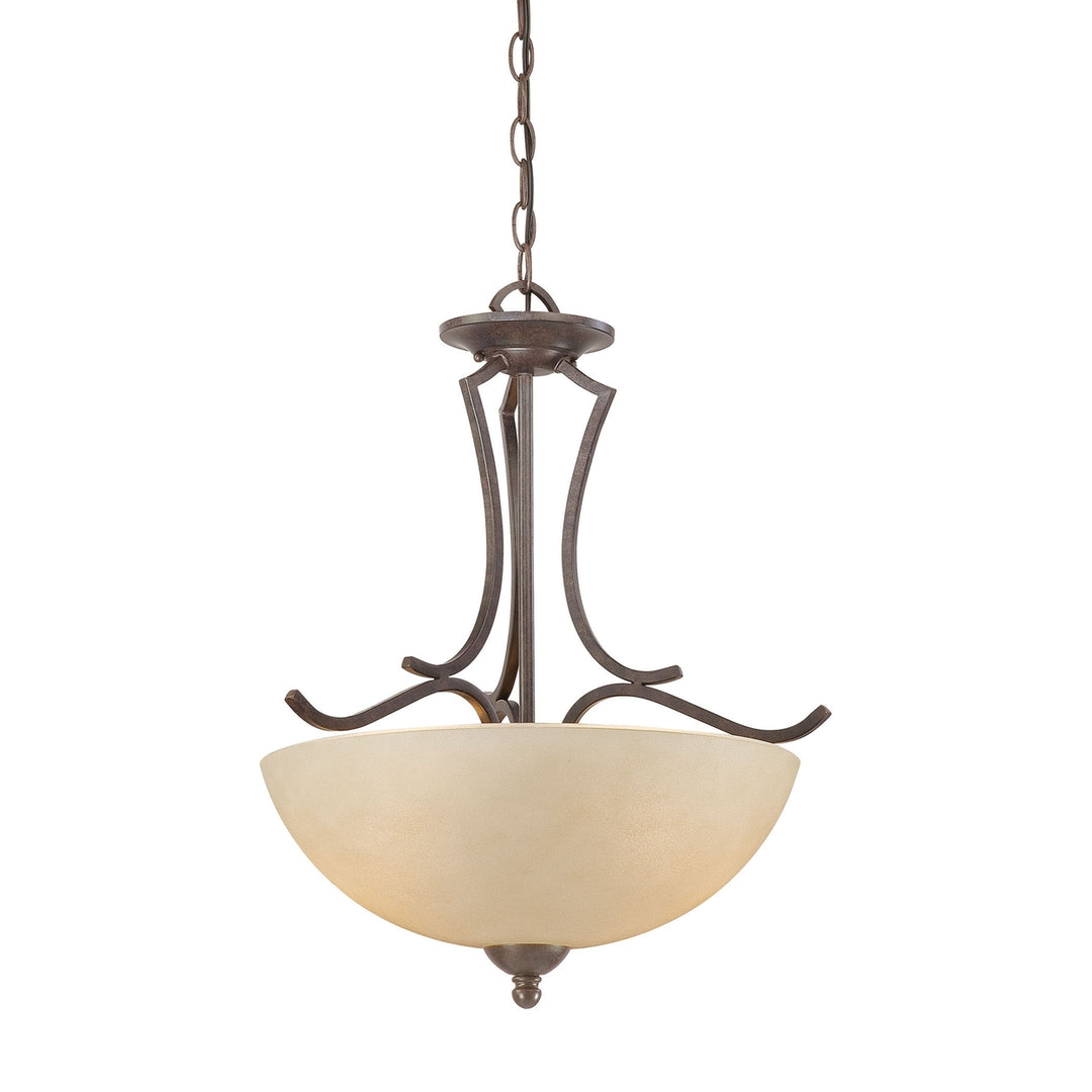 Triton 2-Light Pendant in Sable Bronze Image 1