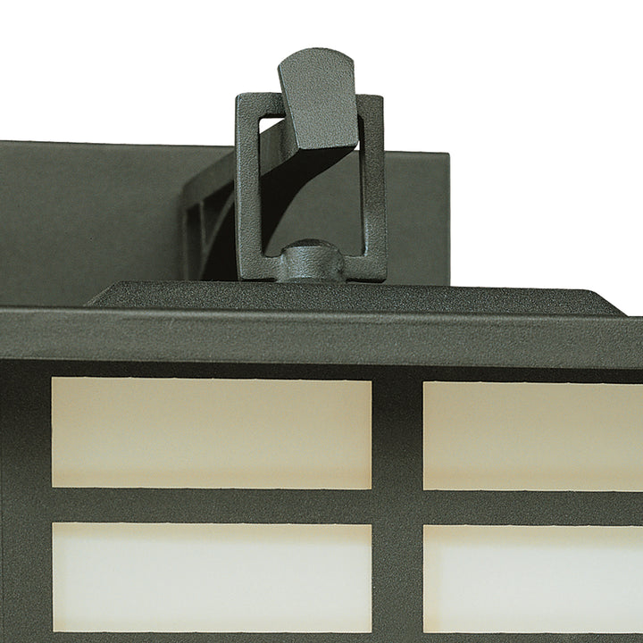 Mission 12.5 High 1-Light Outdoor Sconce - Black Image 2