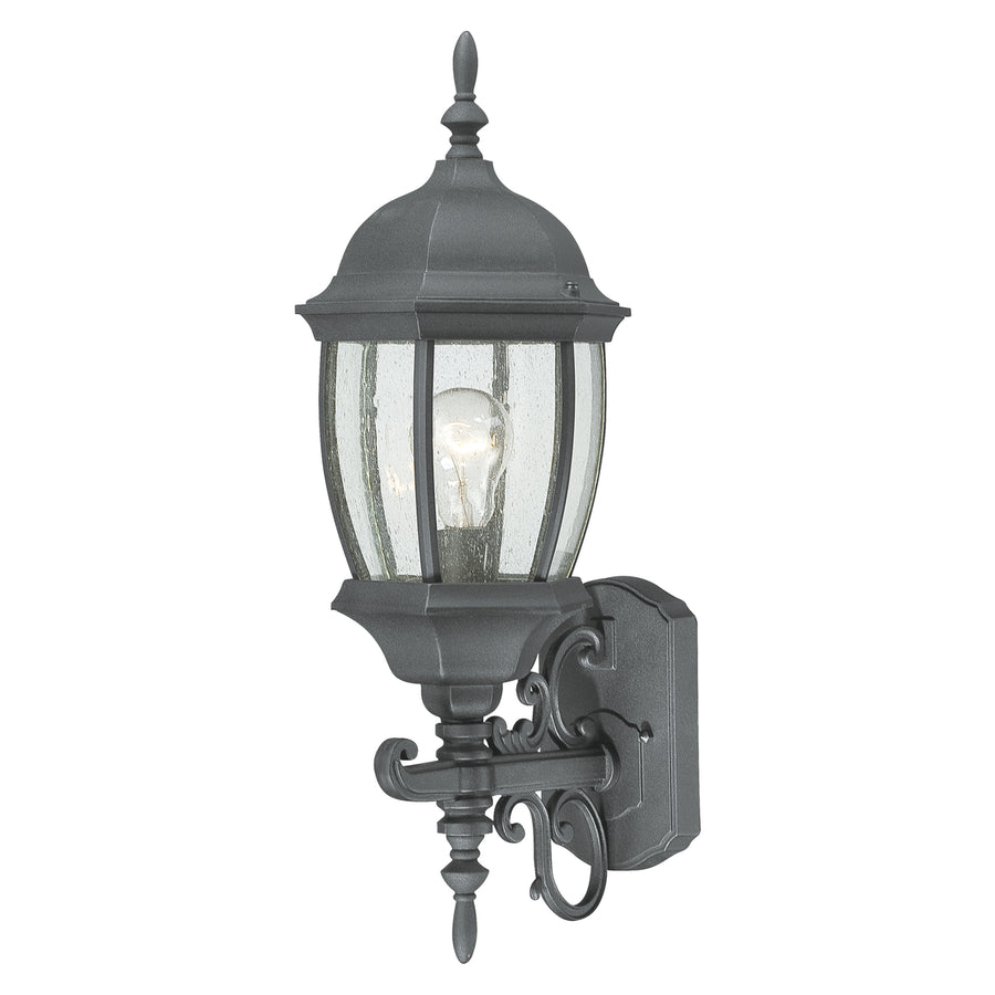 Covington 21.5 High 1-Light Outdoor Sconce - Black Image 1