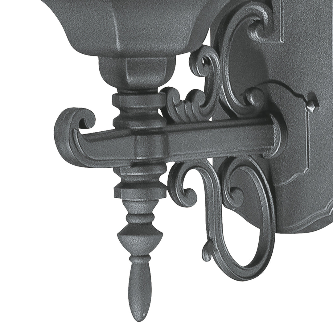 Covington 21.5 High 1-Light Outdoor Sconce - Black Image 2