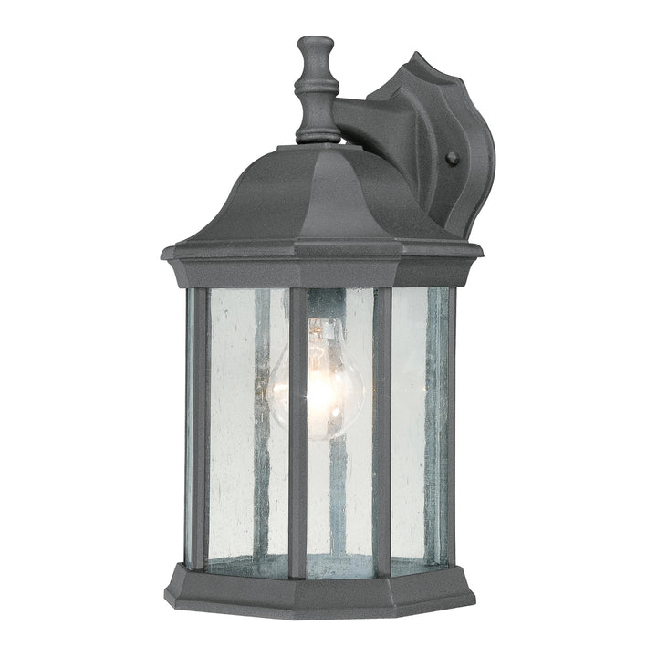 Hawthorne 14 High 1-Light Outdoor Sconce - Black Image 1