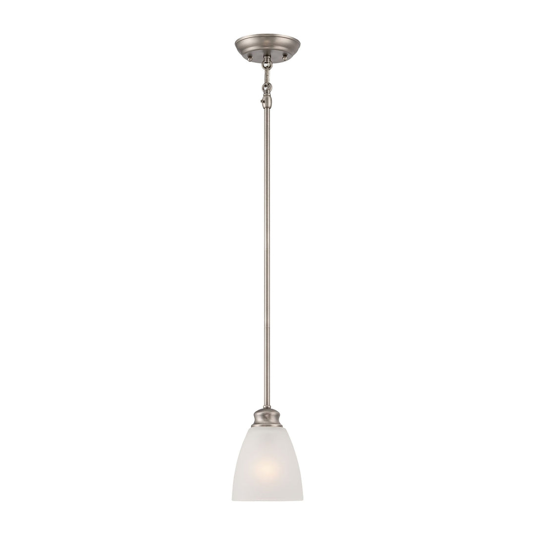 Haven 1-Light Mini Pendant in Satin Pewter Image 1