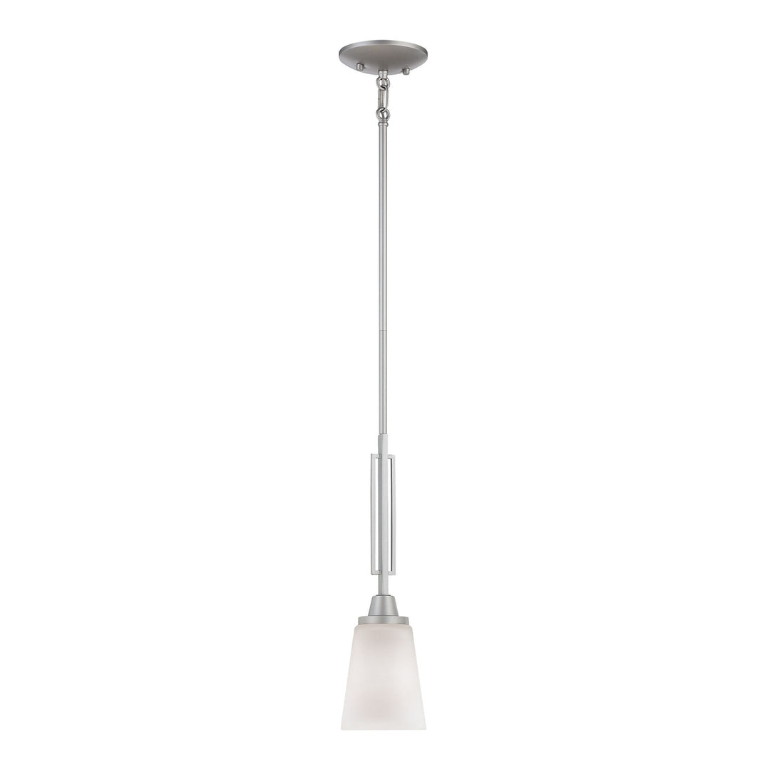 Wright 1-Light Mini Pendant in Matte Nickel Image 1