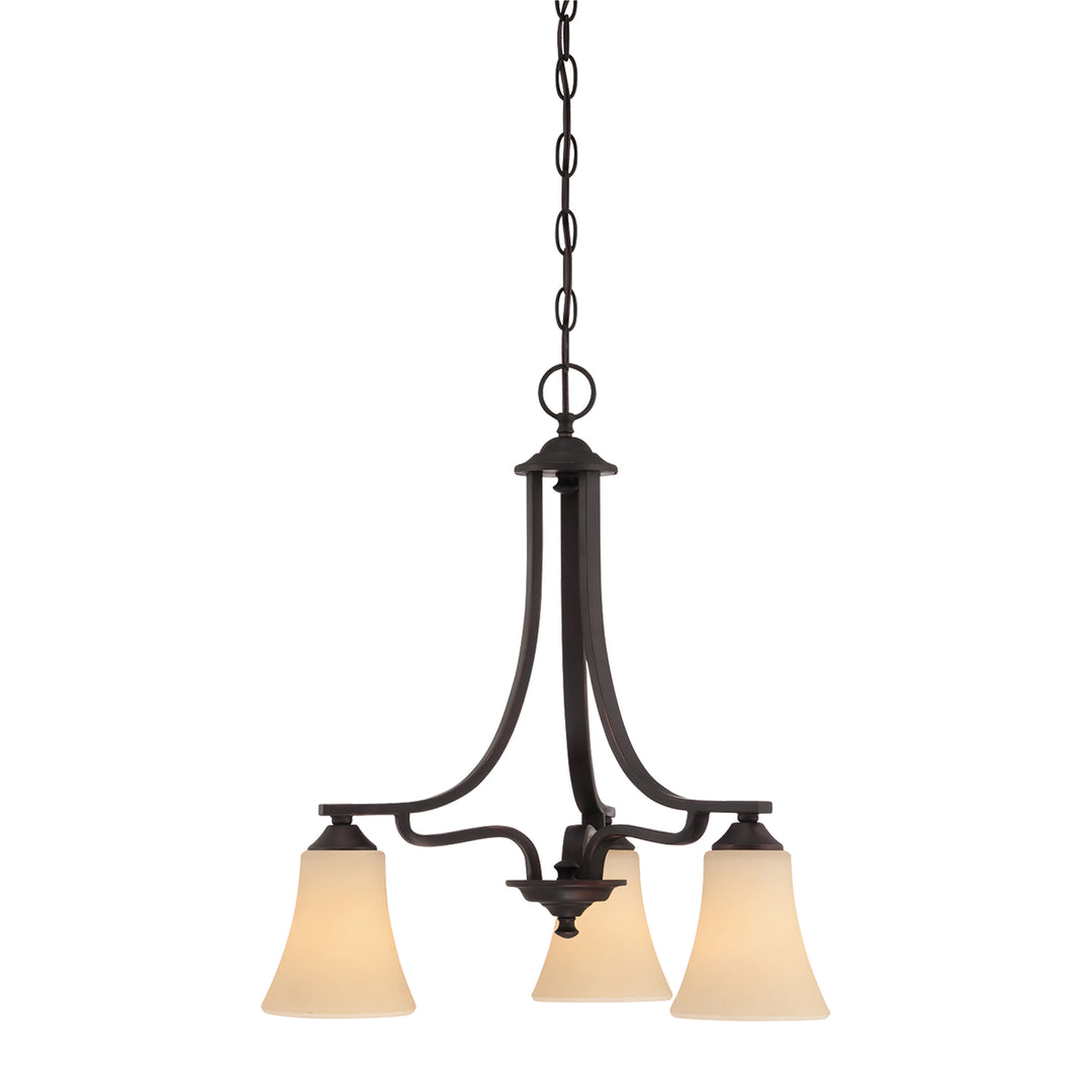 Treme 20 Wide 3-Light Chandelier - Espresso Image 1