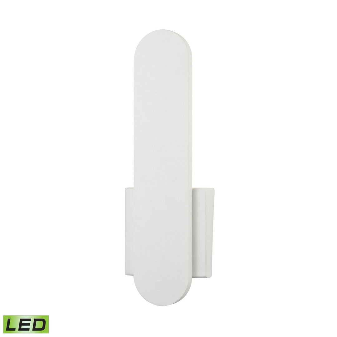 Feather Petite 14 High 1-Light Sconce - White Image 1