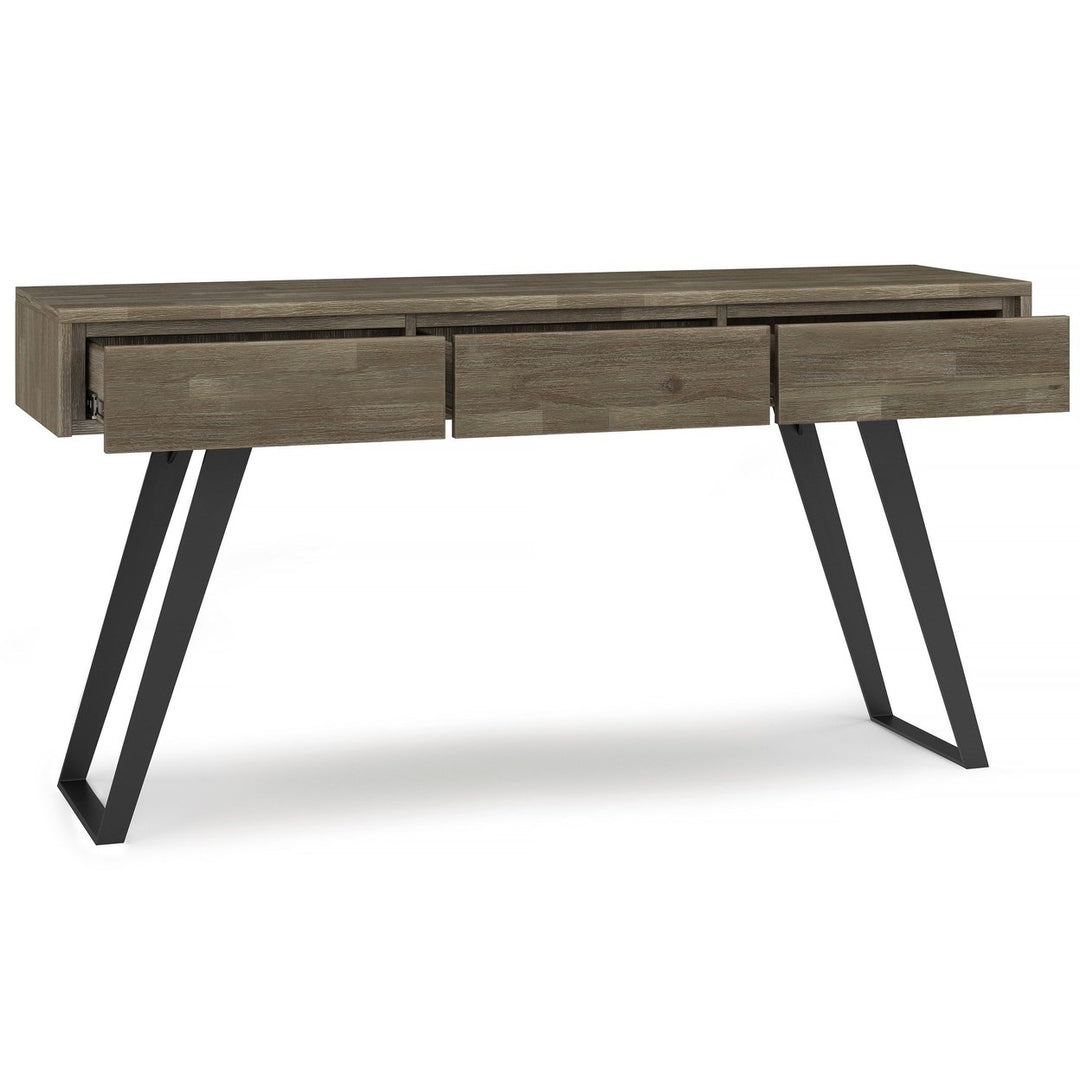 Lowry Console Sofa Table in Acacia Image 8
