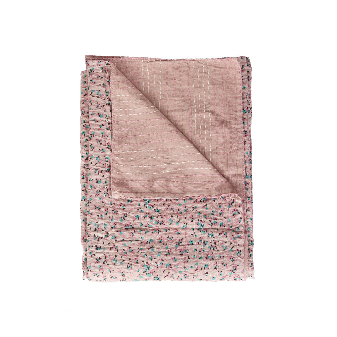 Taj Hotel Home Decor Kantha Cotton Throw | 50"x70" | 7 Image 6