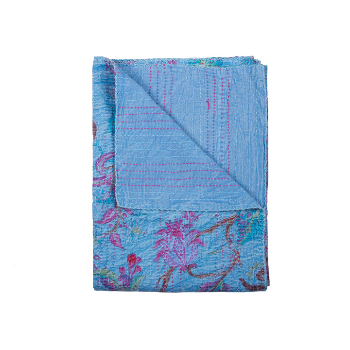 Taj Hotel Home Decor Kantha Cotton Throw | 50"x70" | 10 Image 8