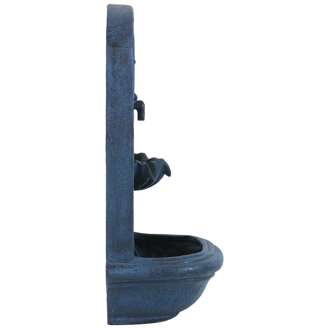 Sunnydaze Seaside Polystone Outdoor Wall Fountain - Lead Image 7