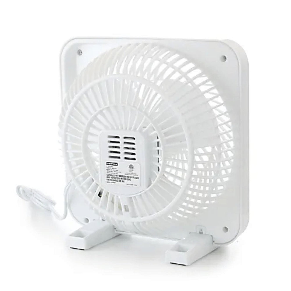 Impress 9-Inch Box Fan 3-Speed Portable White Model IM-719BX Quiet Operation Image 2