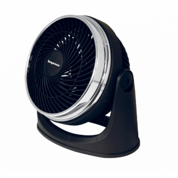 Impress 9-Inch Turbo Velocity Table Fan Black Model IM-718TC Adjustable Tilt Image 3