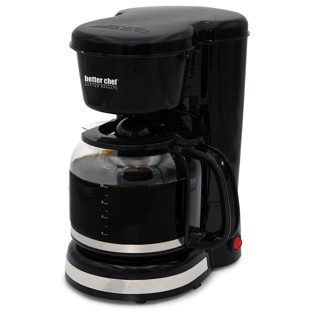 Better Chef 12 Cup Coffee Maker Black Drip Machine Model IM-116B Automatic Image 1