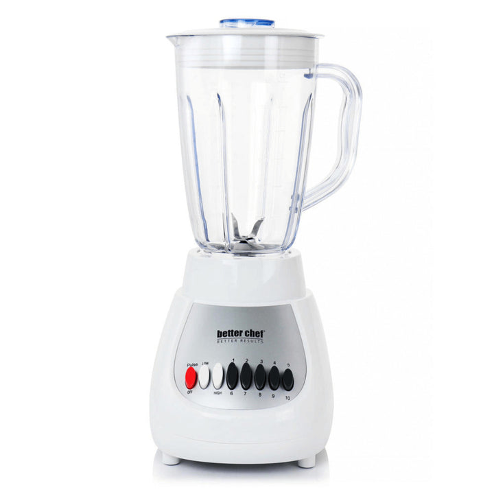 Better Chef 10-Speed Blender 6-Cup Plastic Jar 350W BPA-Free IM-614B Black Image 11