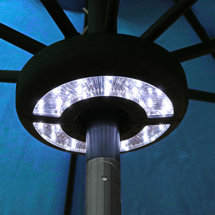 Sunnydaze 2-Panel Battery-Operated Patio Umbrella Pole Light Image 4