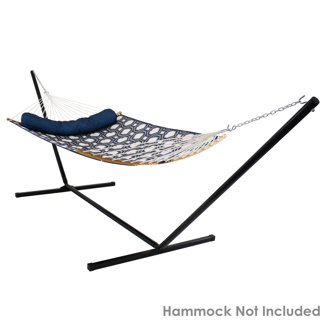 Sunnydaze Powder-Coated Steel Beam Construction Hammock Stand - 15 ft Image 9