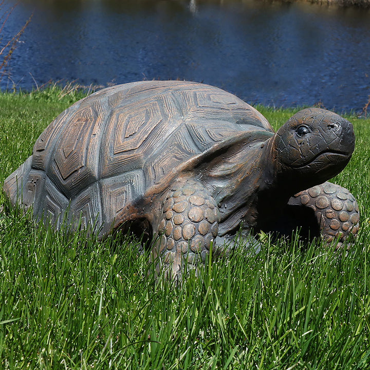 Sunnydaze Tanya the Tortoise Indoor and Outdoor Statue - 20 in Image 4