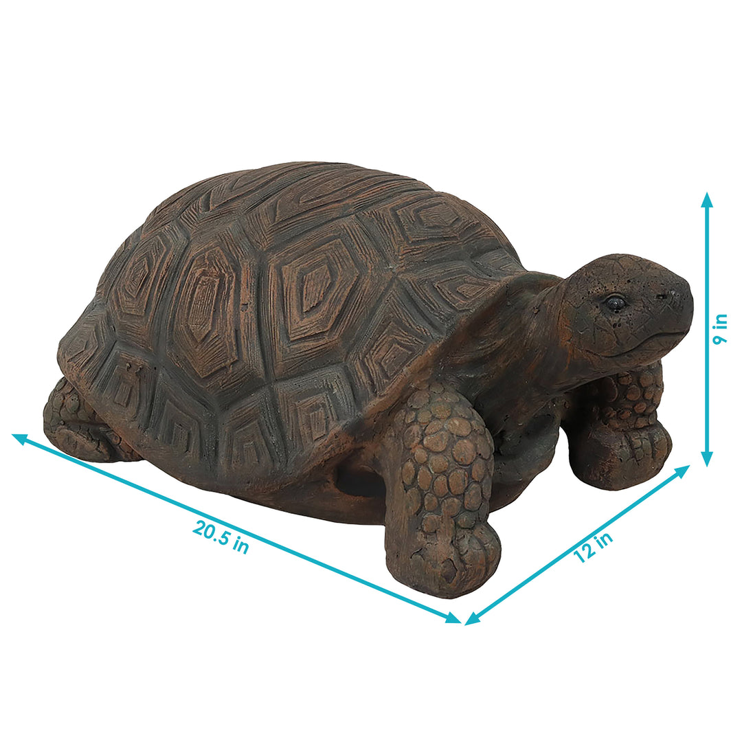 Sunnydaze Tanya the Tortoise Indoor and Outdoor Statue - 20 in Image 3