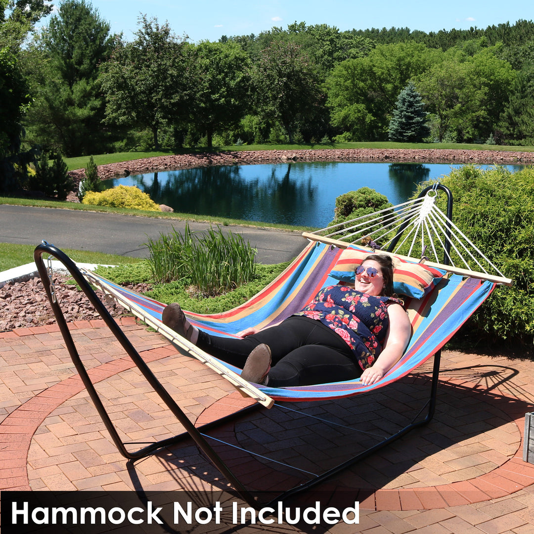 Sunnydaze Powder-Coated Steel Portable Hammock Stand - 10 ft Image 8