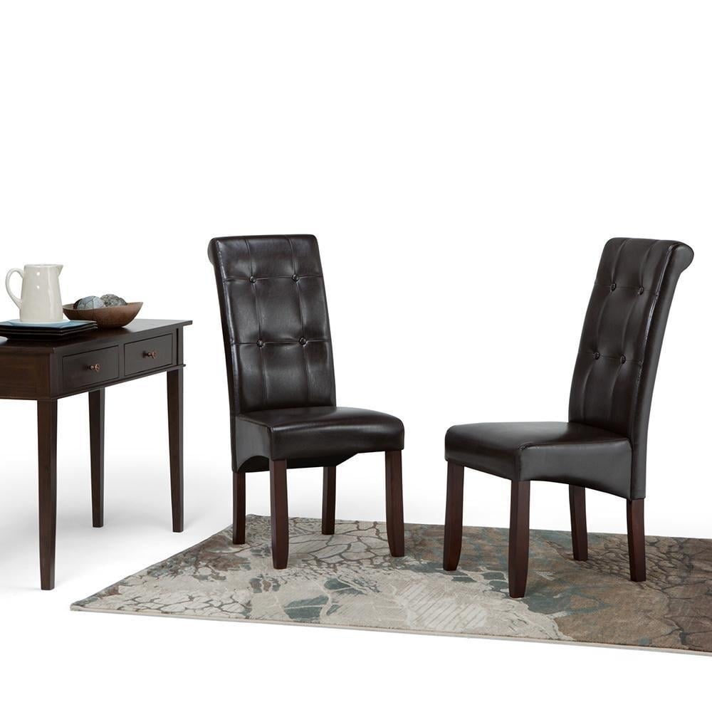 Cosmopolitan Dining Chair in Vegan Leather (Set of 2) Image 4