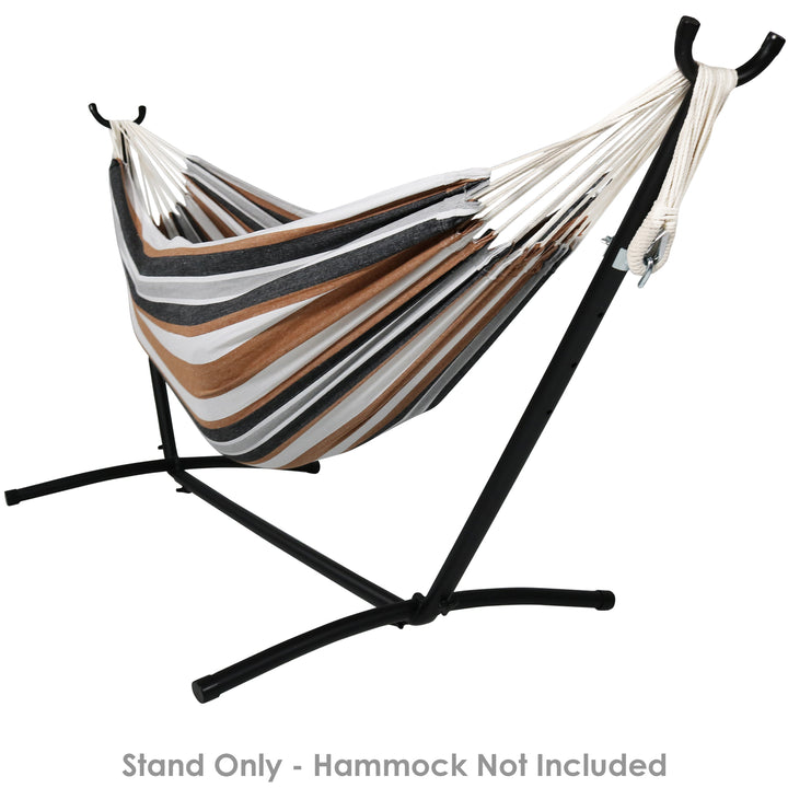 Sunnydaze Steel Hammock Stand with Carrying Case - Black - 100 in Image 5