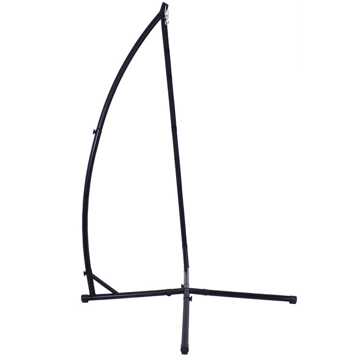 Sunnydaze X-Base Powder-Coated Steel Hammock Chair Stand - 82 in Image 1