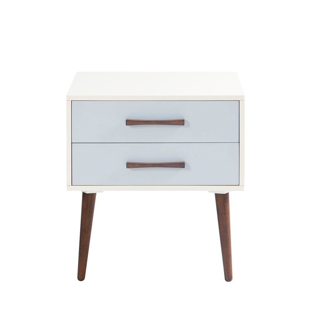 Gracie Mills Jarrett Mid-Century 2-Drawer Nightstand - GRACE-10345 Image 1