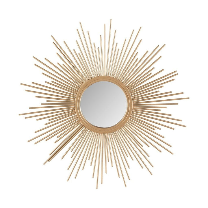 Gracie Mills Derick Modern Sunburst Metal Frame Wall Mirror - GRACE-10325 Image 1