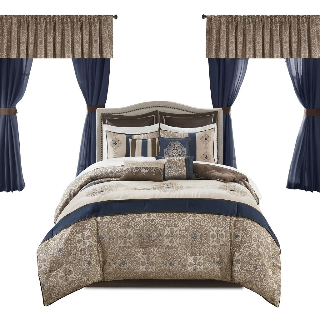 Gracie Mills Morton 24-Piece Complete Bedroom Makeover Room-in-a-Bag Set - GRACE-10355 Image 1