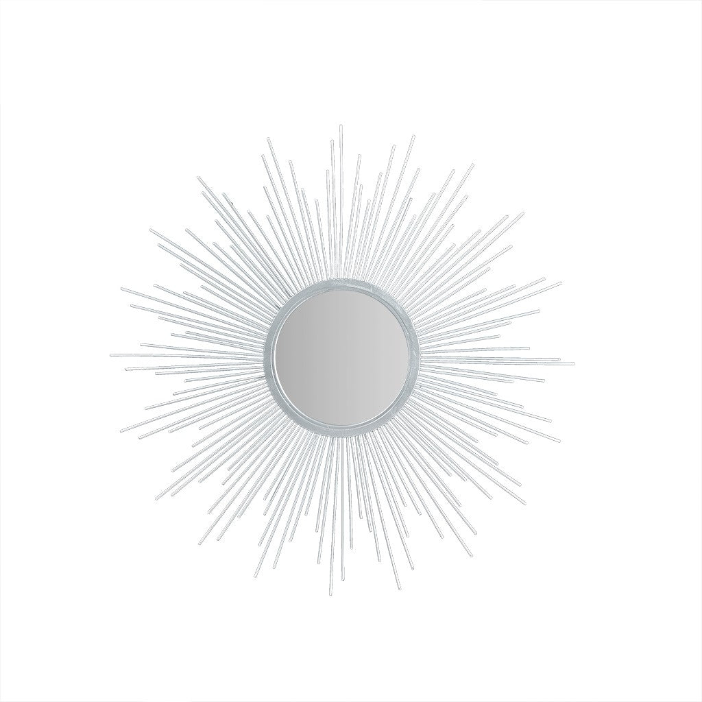 Gracie Mills Derick Modern Sunburst Metal Frame Wall Mirror - GRACE-10325 Image 1