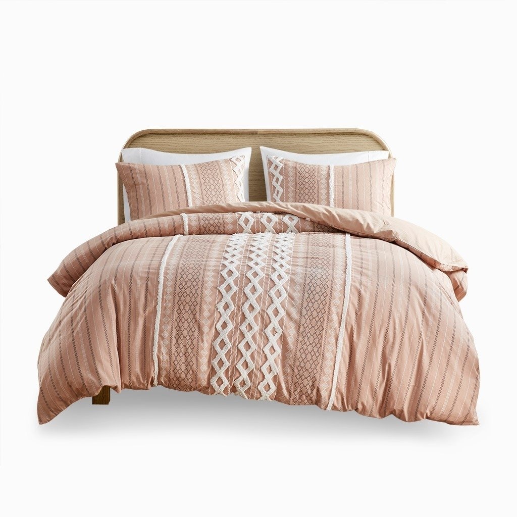 Gracie Mills Modesto Printed Cotton Comforter Set with Chenille - GRACE-10400 Image 1