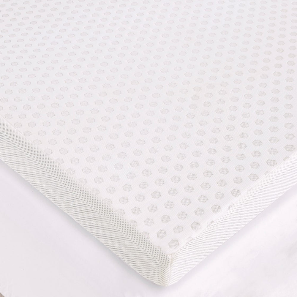 Gracie Mills Deidre 3 inch Cooling Gel Memory Foam Mattress Topper with Removable Cooling Cover - GRACE-11171 Image 2