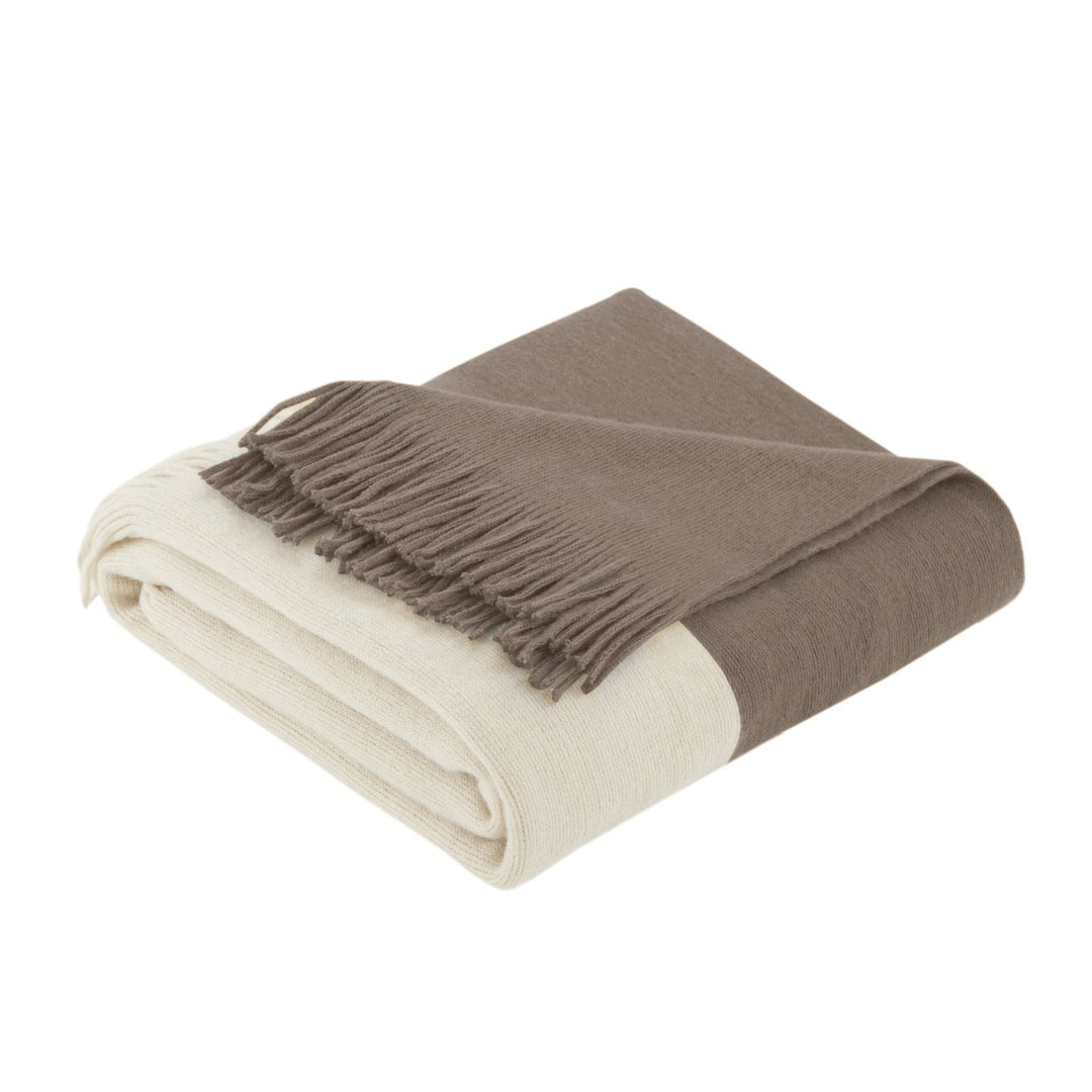 Gracie Mills Fidel Color Block Faux Cashmere Throw Blanket - GRACE-11152 Image 4