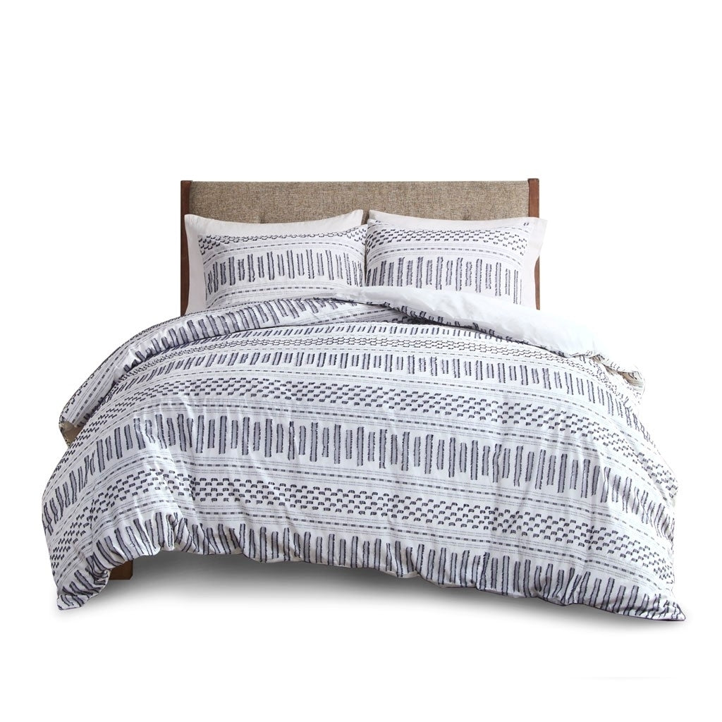 Gracie Mills Donny Geometric Cotton Jacquard Comforter Mini Set - GRACE-11456 Image 3