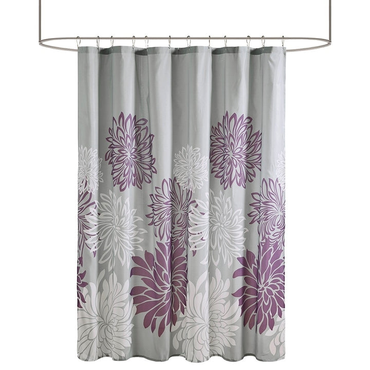 Gracie Mills Willie Large Floral Printed Shower Curtain - GRACE-12675 Image 1