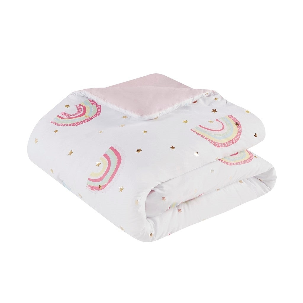 Gracie Mills Thyme Rainbow and Metallic Stars Comforter Set with Coordinating Bed Sheets - GRACE-11949 Image 2
