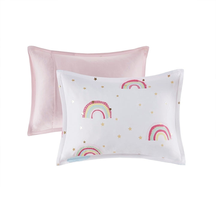 Gracie Mills Thyme Rainbow and Metallic Stars Comforter Set with Coordinating Bed Sheets - GRACE-11949 Image 3