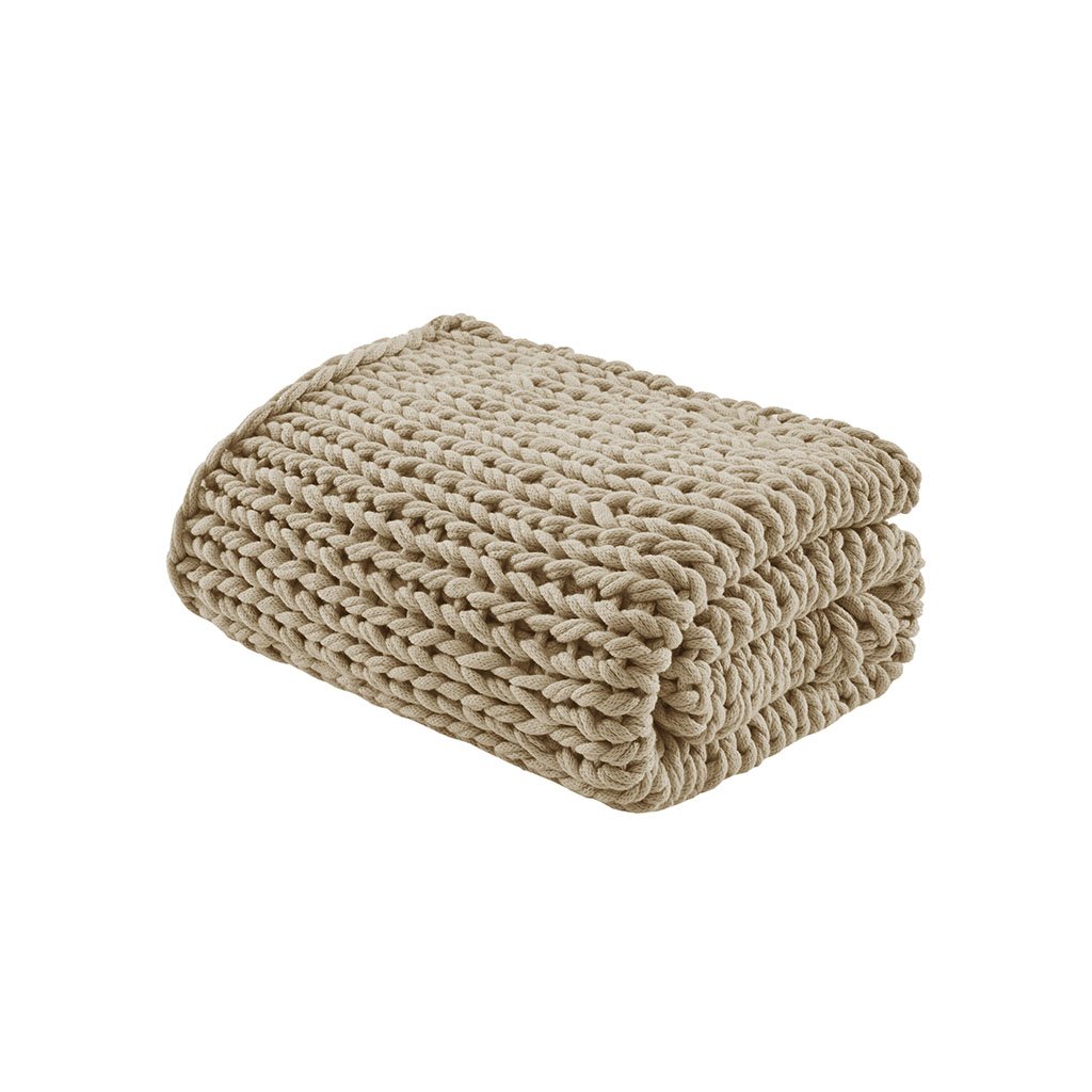 Gracie Mills Huffman Artisan Double-Knit Throw - GRACE-11970 Image 1