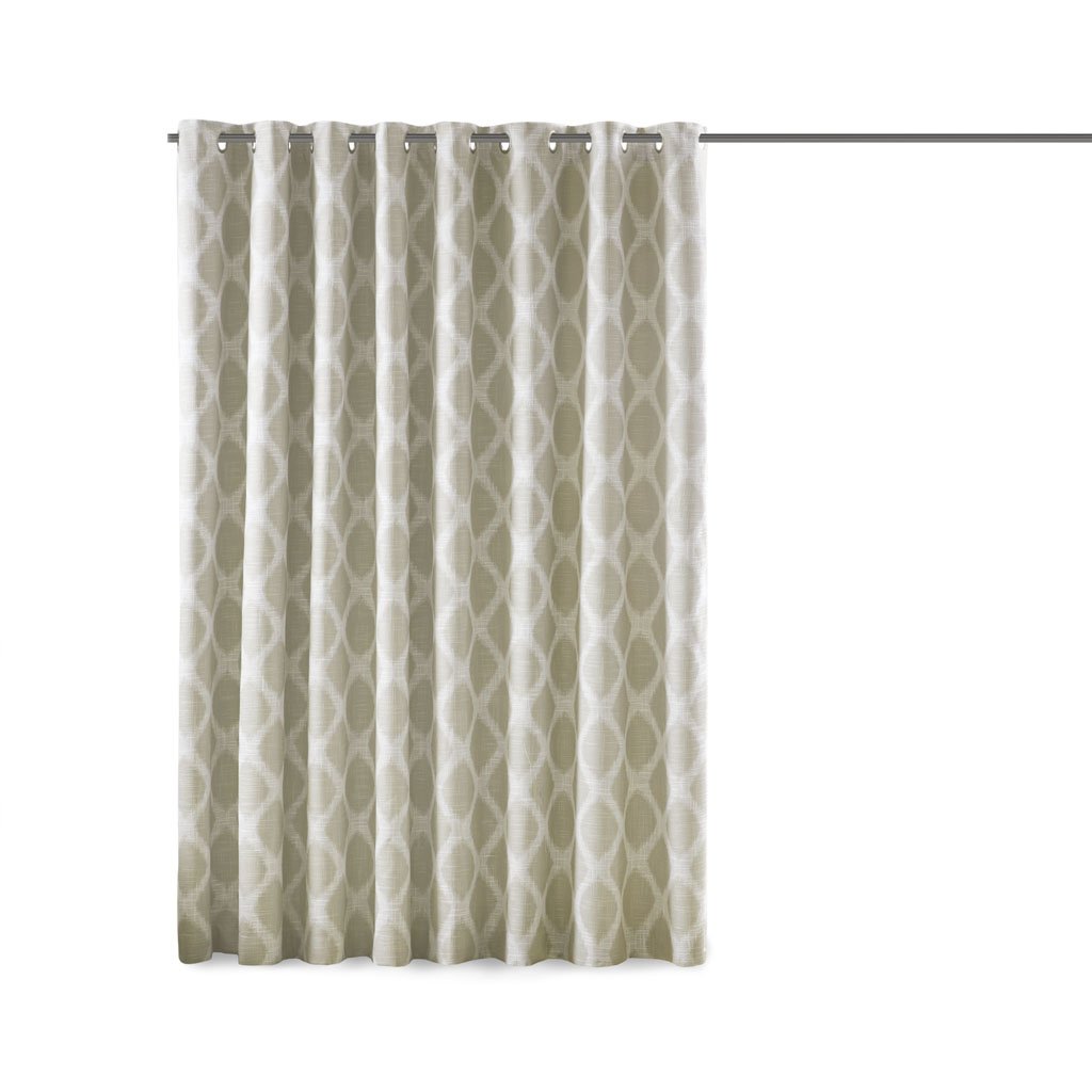 Gracie Mills Zinnia Contemporary Ikat Blackout Patio Curtain Panel - GRACE-12280 Image 4