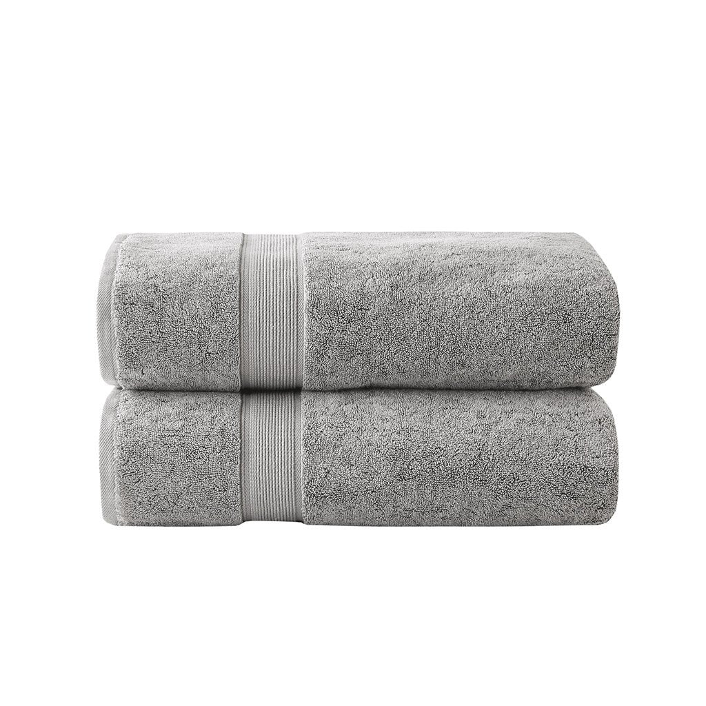 Gracie Mills Eulalia 2 Piece 800 GSM Antimicrobial Cotton Bath Sheet Set - GRACE-12290 Image 3