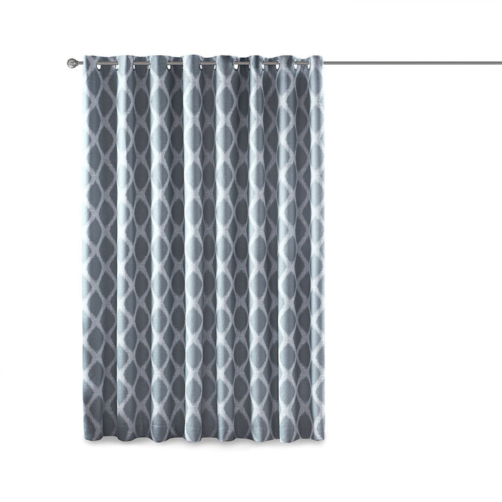 Gracie Mills Zinnia Contemporary Ikat Blackout Patio Curtain Panel - GRACE-12280 Image 5