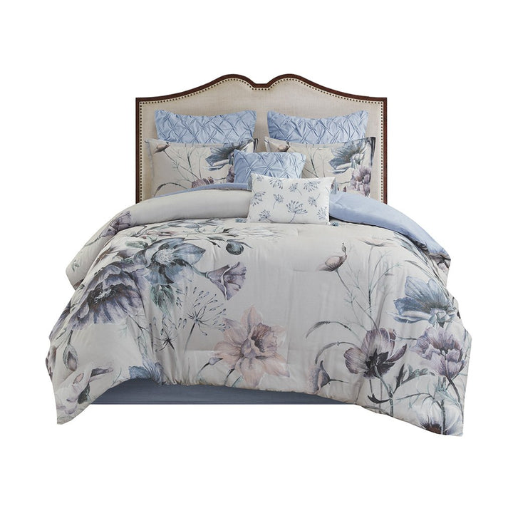 Gracie Mills Kyrie 8-Piece Cotton Printed Comforter Set - GRACE-12291 Image 6