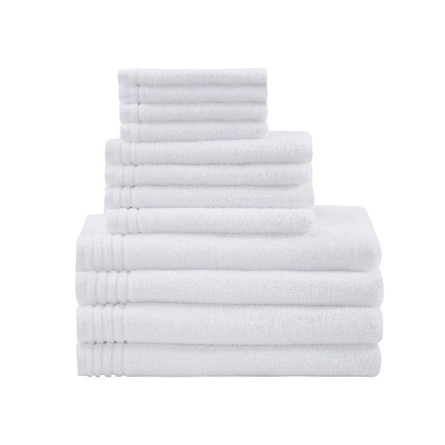 Gracie Mills Leocadia 12-Piece 100% Cotton Quick Dry Towel Set - GRACE-12491 Image 1