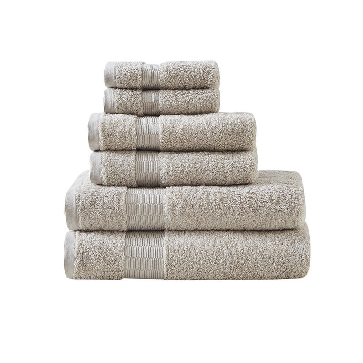 Gracie Mills Emrys 100% Egyptian Cotton 6-Piece Towel Set - GRACE-12490 Image 1