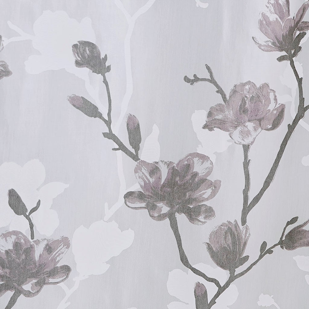 Gracie Mills Alfred Floral Printed Burnout Shower Curtain and Liner - GRACE-12687 Image 2