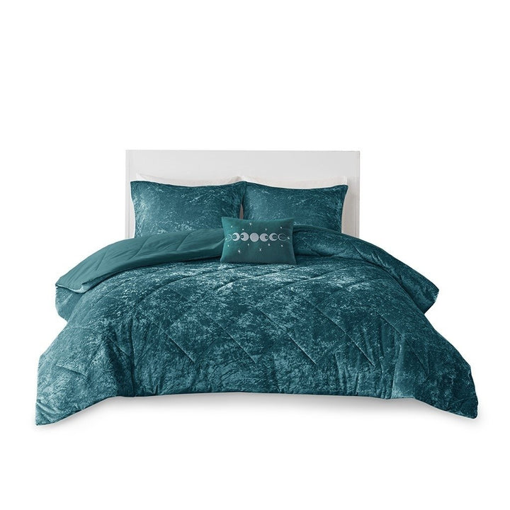 Gracie Mills Eirlys Velvet Duvet Cover Set - GRACE-12694 Image 1